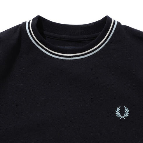 FRED PERRY × BEAMS Oversize Pique T-shirts Navy